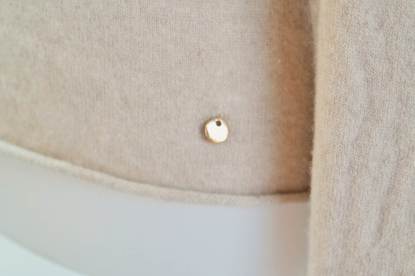 Pullover in Beige S