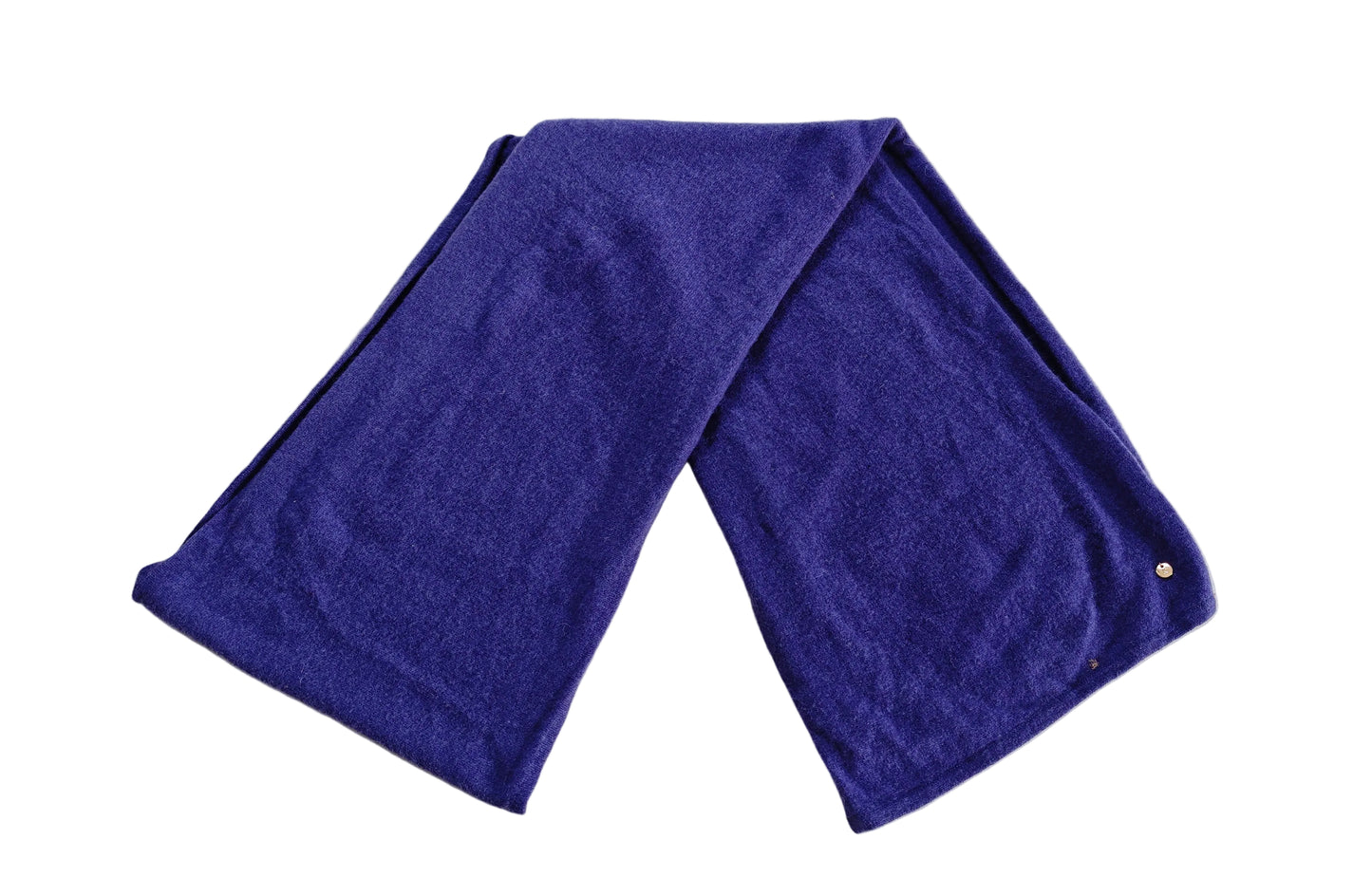 Kaschmir Schal in Lila mit goldenen Reparaturen